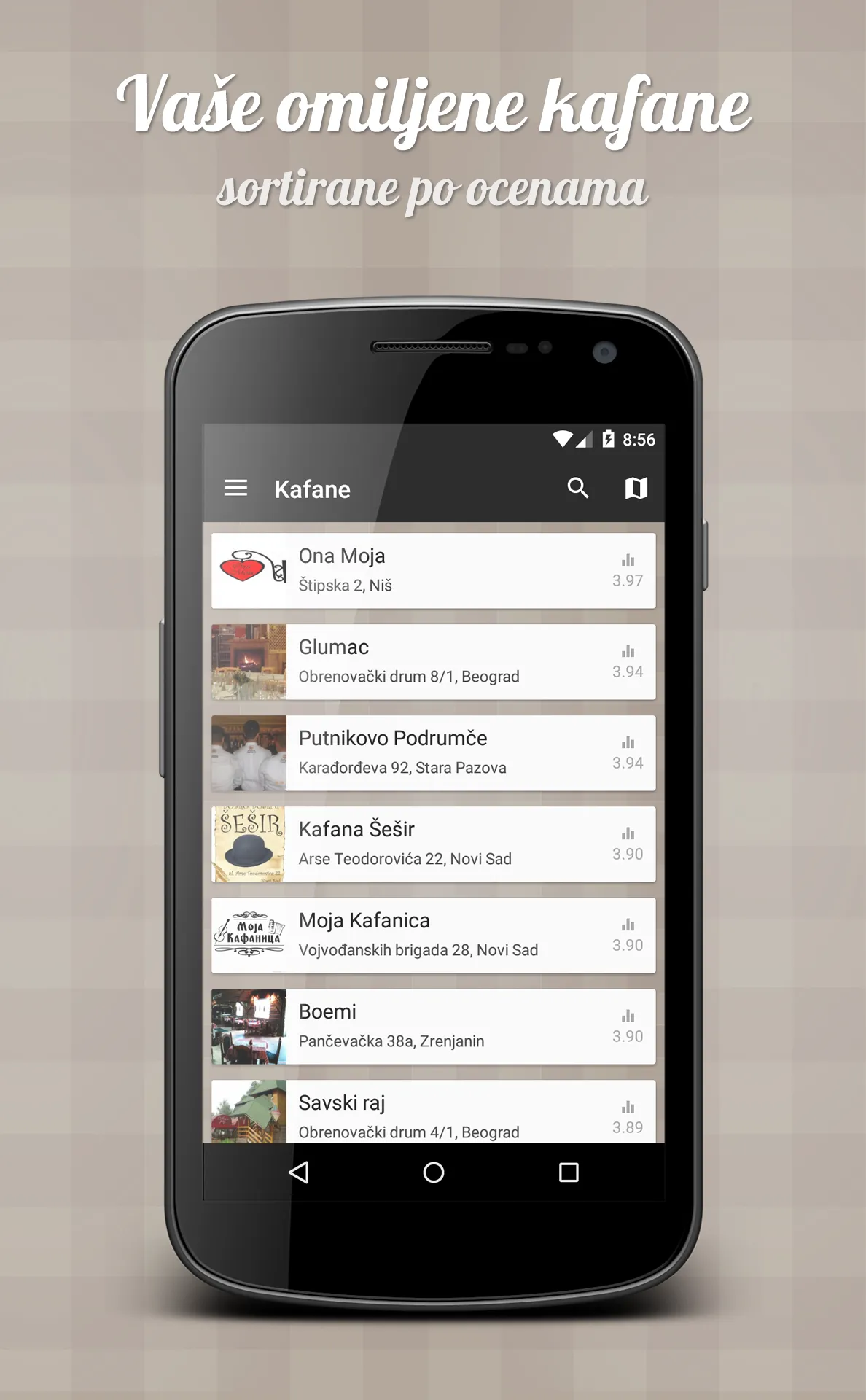 Kafanski Podsetnik | Indus Appstore | Screenshot