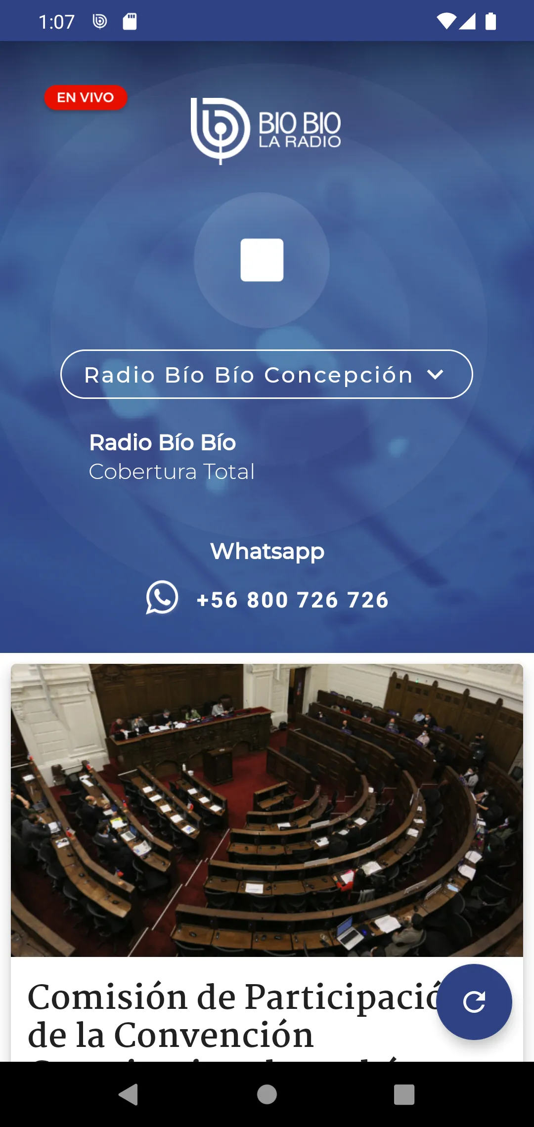 Radio Bío Bío | Indus Appstore | Screenshot