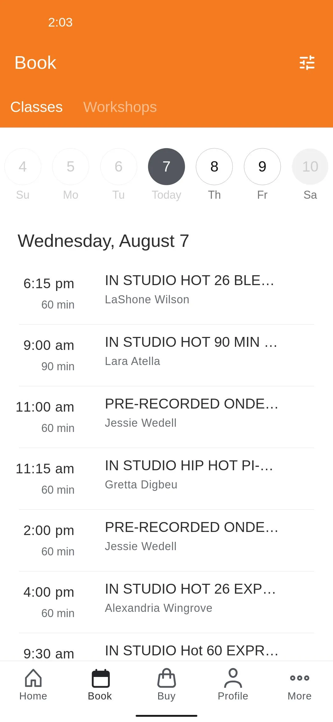 Hot Yoga Capitol Hill | Indus Appstore | Screenshot