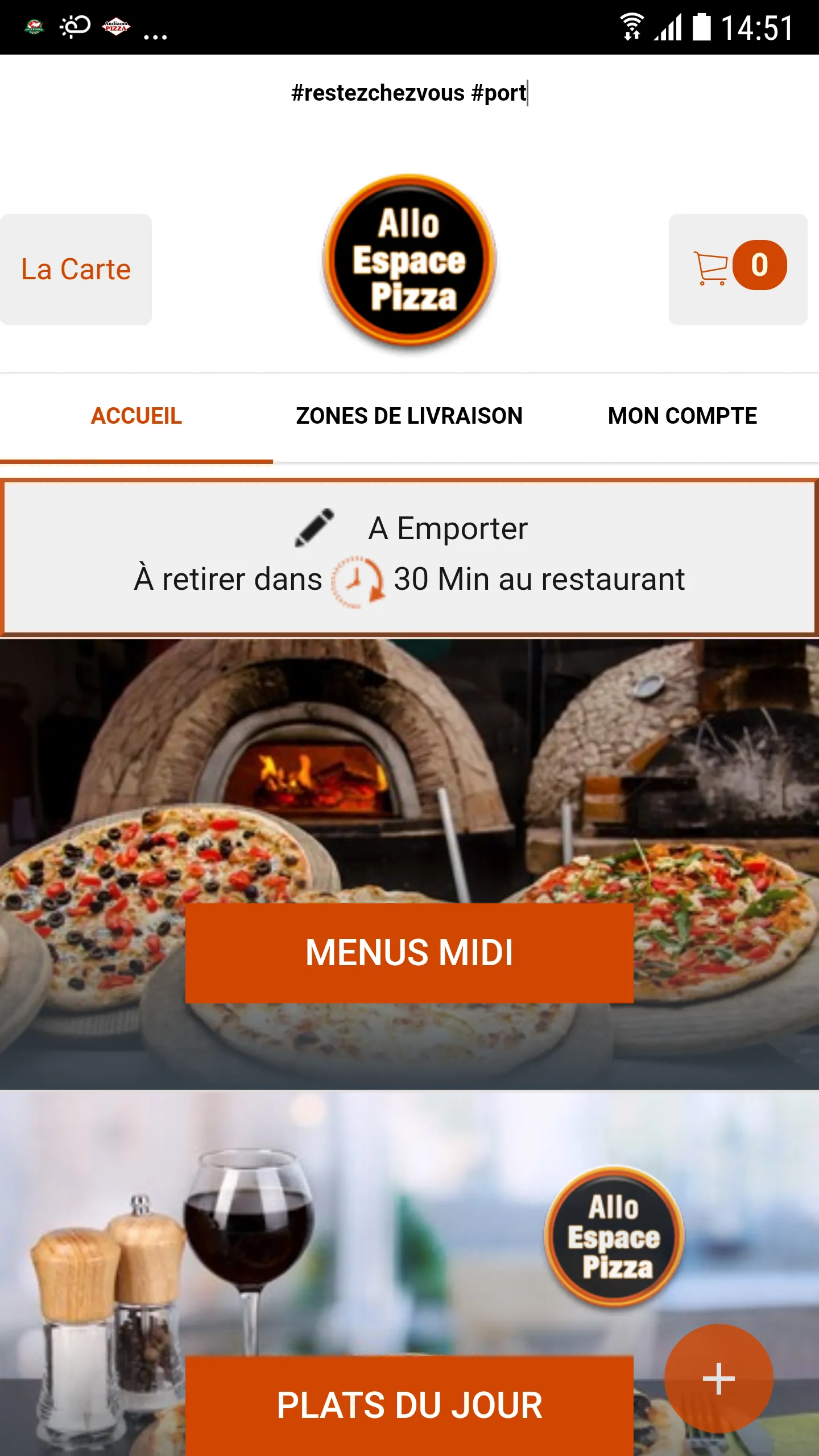 Allo Espace Pizza | Indus Appstore | Screenshot