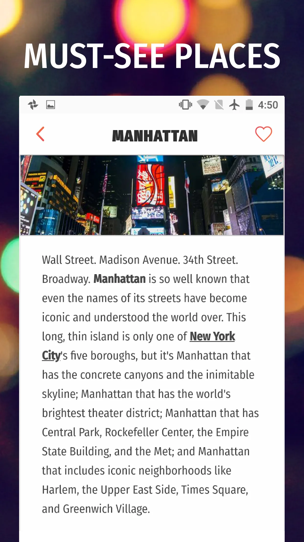 ✈ New York Travel Guide Offlin | Indus Appstore | Screenshot