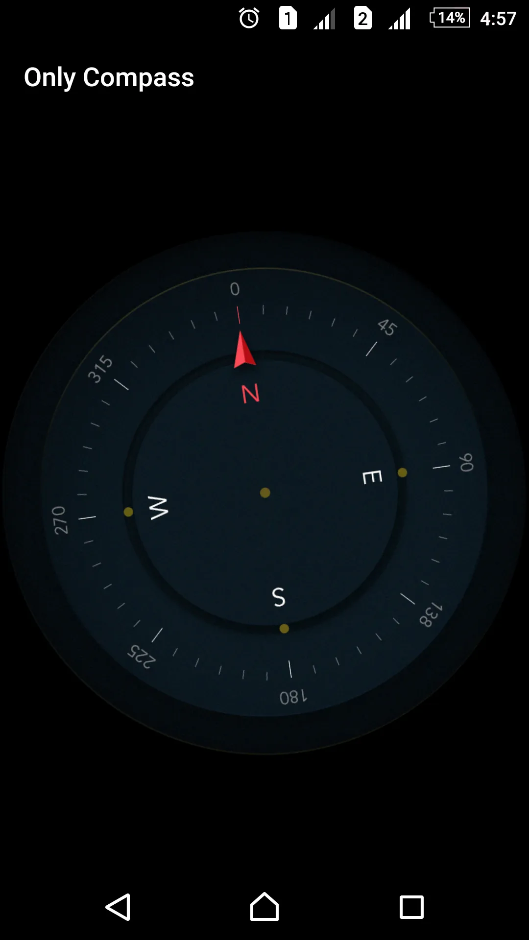 Only Compass - Mobile compass | Indus Appstore | Screenshot