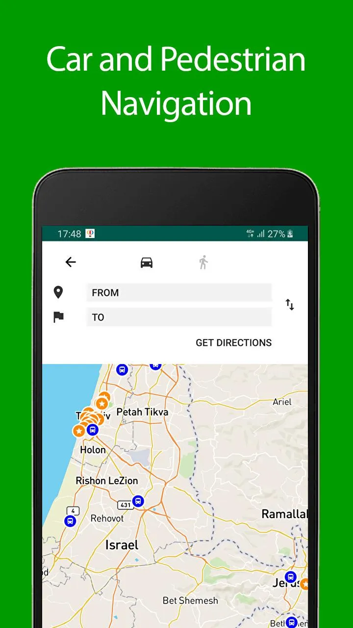 Tel Aviv Offline Map and Trave | Indus Appstore | Screenshot