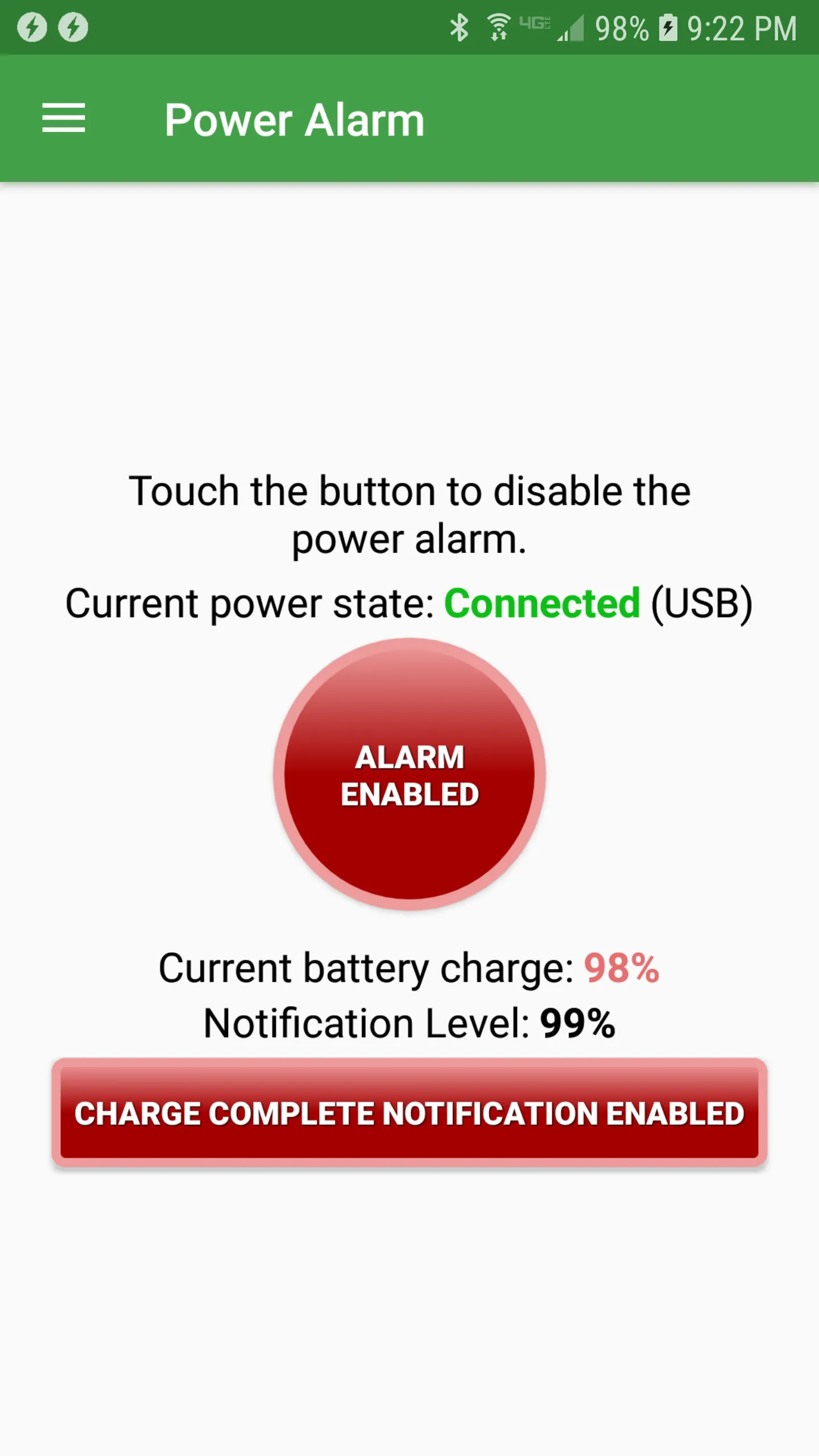 Power Alarm | Indus Appstore | Screenshot