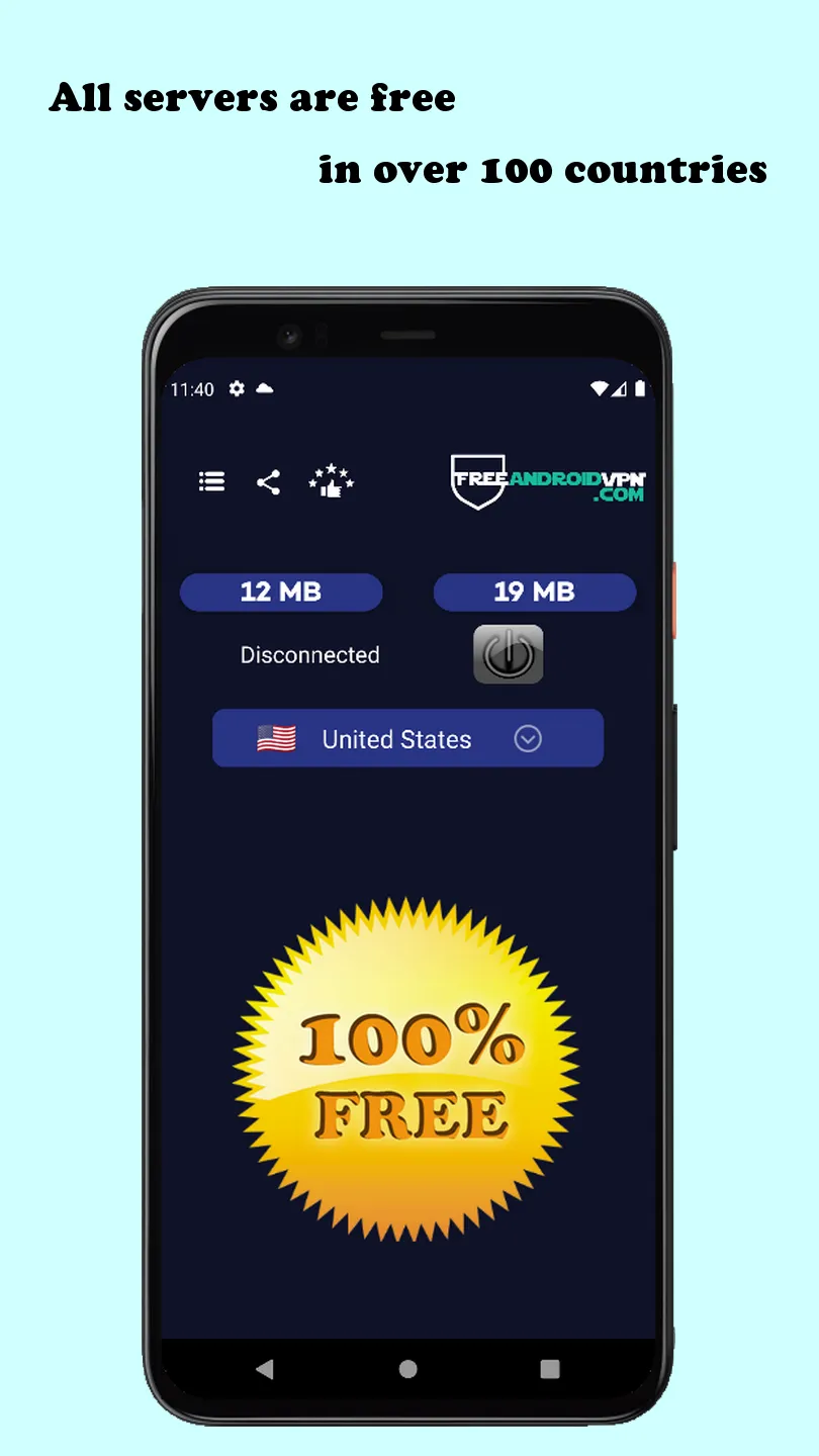 FreeAndroidVPN: Global Access | Indus Appstore | Screenshot