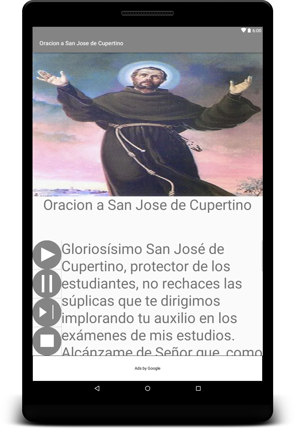 Oración San José de Cupertino | Indus Appstore | Screenshot