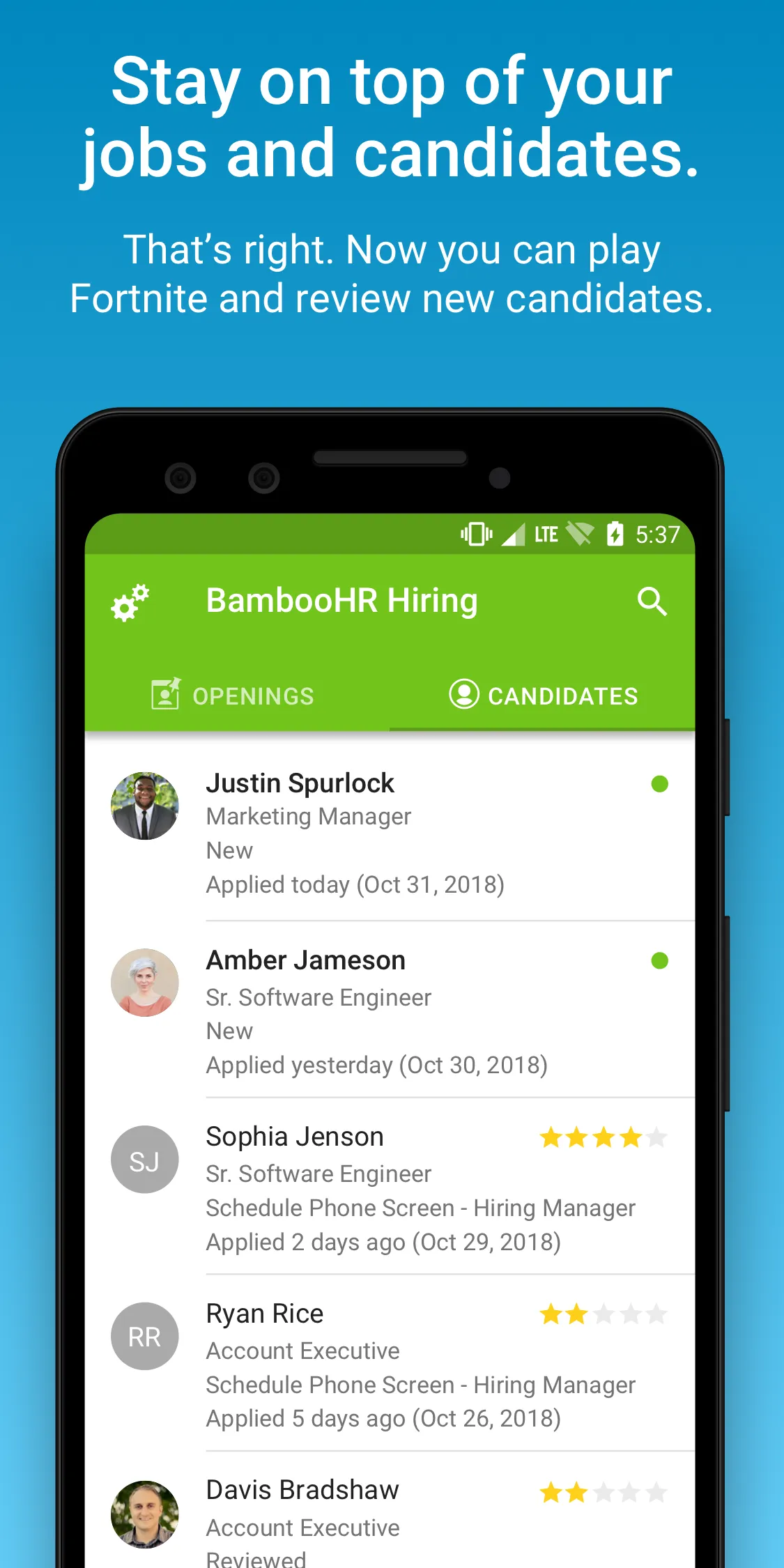 BambooHR Hiring | Indus Appstore | Screenshot