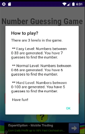 Number Guessing Game | Indus Appstore | Screenshot