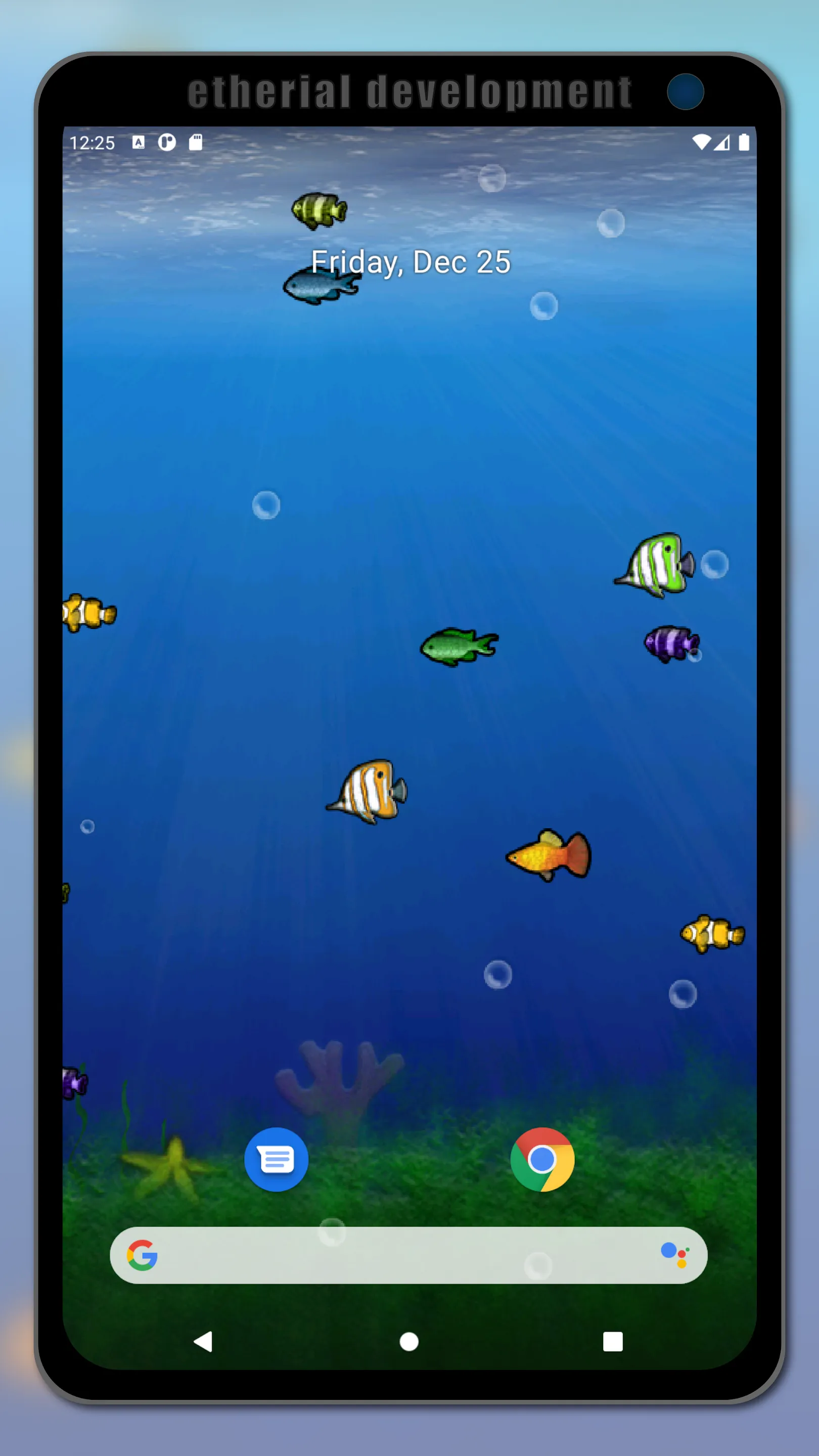 Bubble Aquarium Live Wallpaper | Indus Appstore | Screenshot