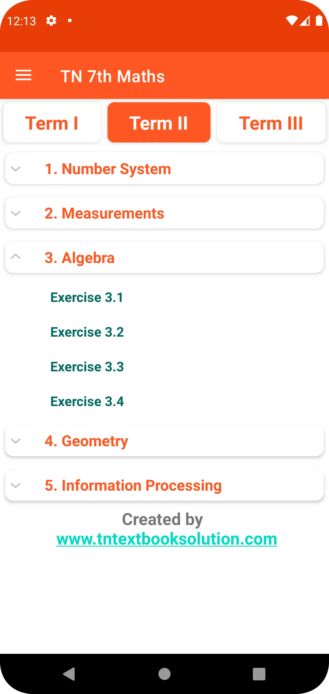 TN 7th Maths Guide | Indus Appstore | Screenshot