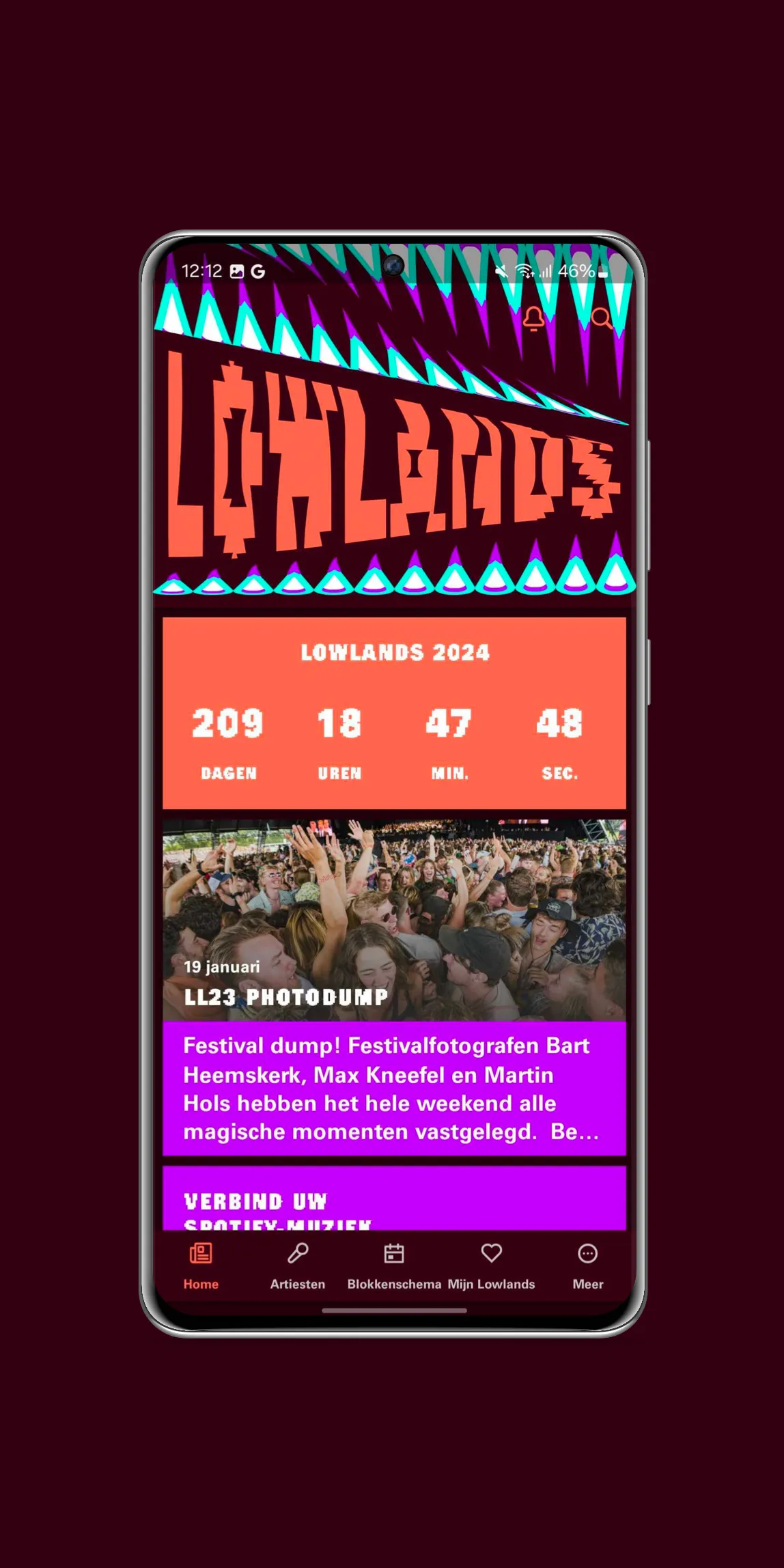 Lowlands Festival | Indus Appstore | Screenshot