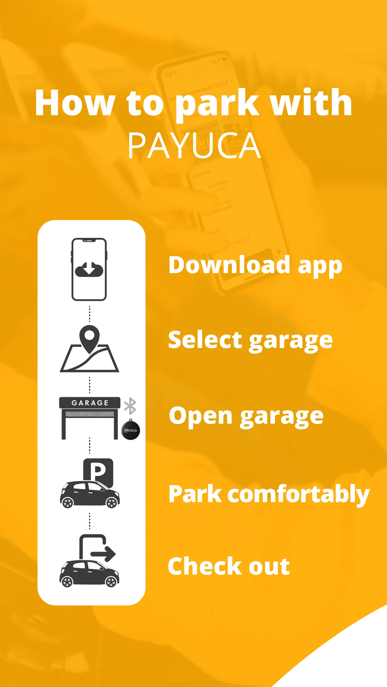 PAYUCA easy and cheap parking | Indus Appstore | Screenshot