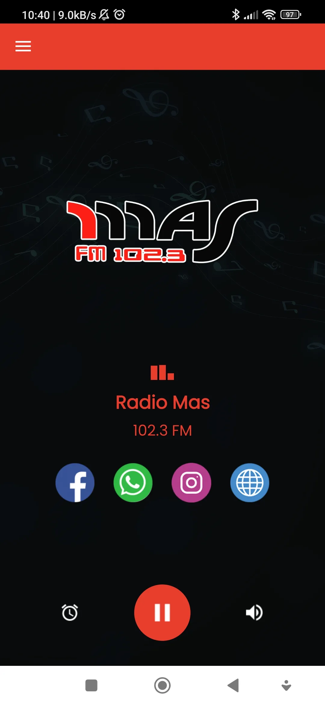 Radio Mas 102.3 FM | Indus Appstore | Screenshot