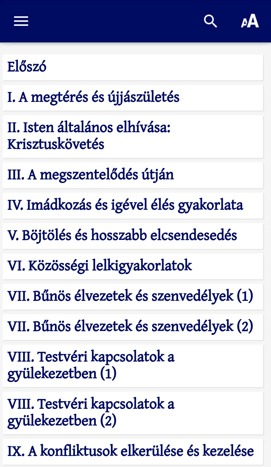 Krisztus nyomában keskeny úton | Indus Appstore | Screenshot