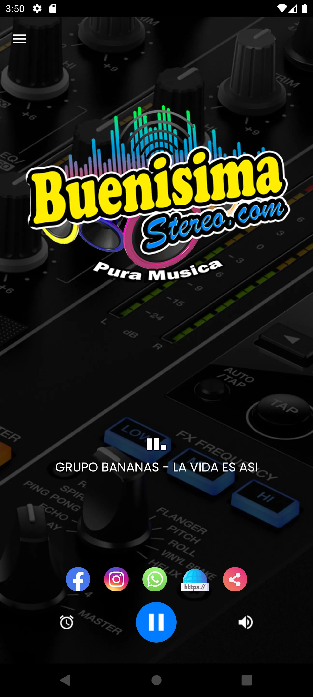 Buenisima Stereo | Indus Appstore | Screenshot