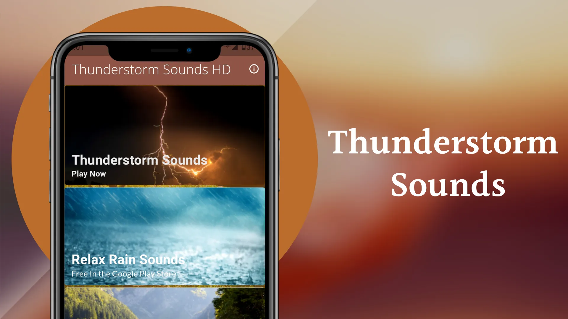 Thunderstorm Sounds | Indus Appstore | Screenshot