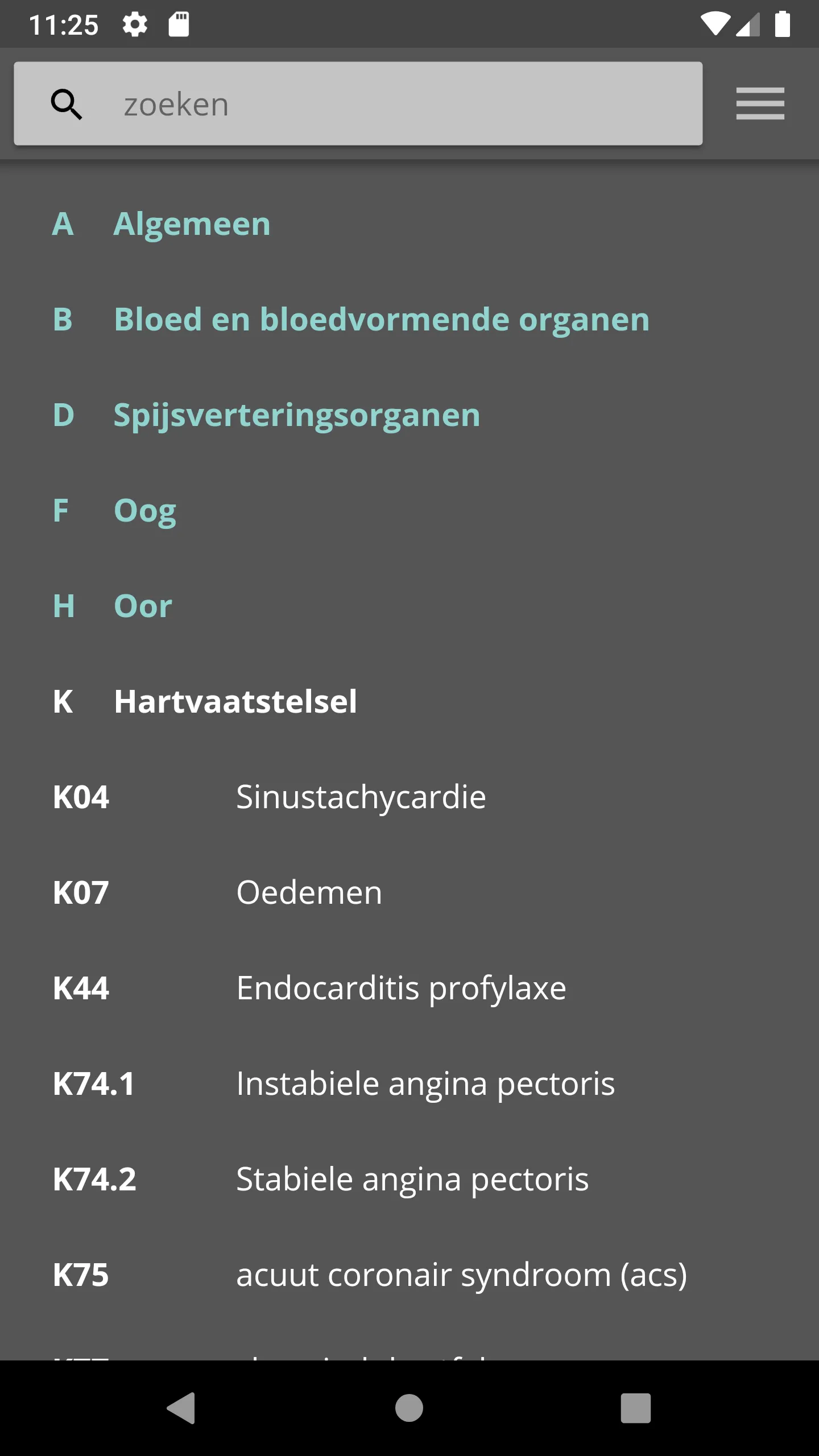 Formularium Nijmegen | Indus Appstore | Screenshot