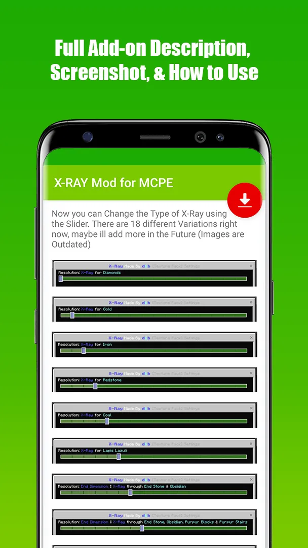 X-RAY Mod for MCPE | Indus Appstore | Screenshot