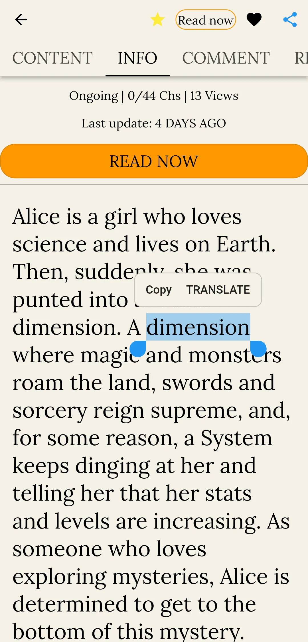 Novel | Indus Appstore | Screenshot