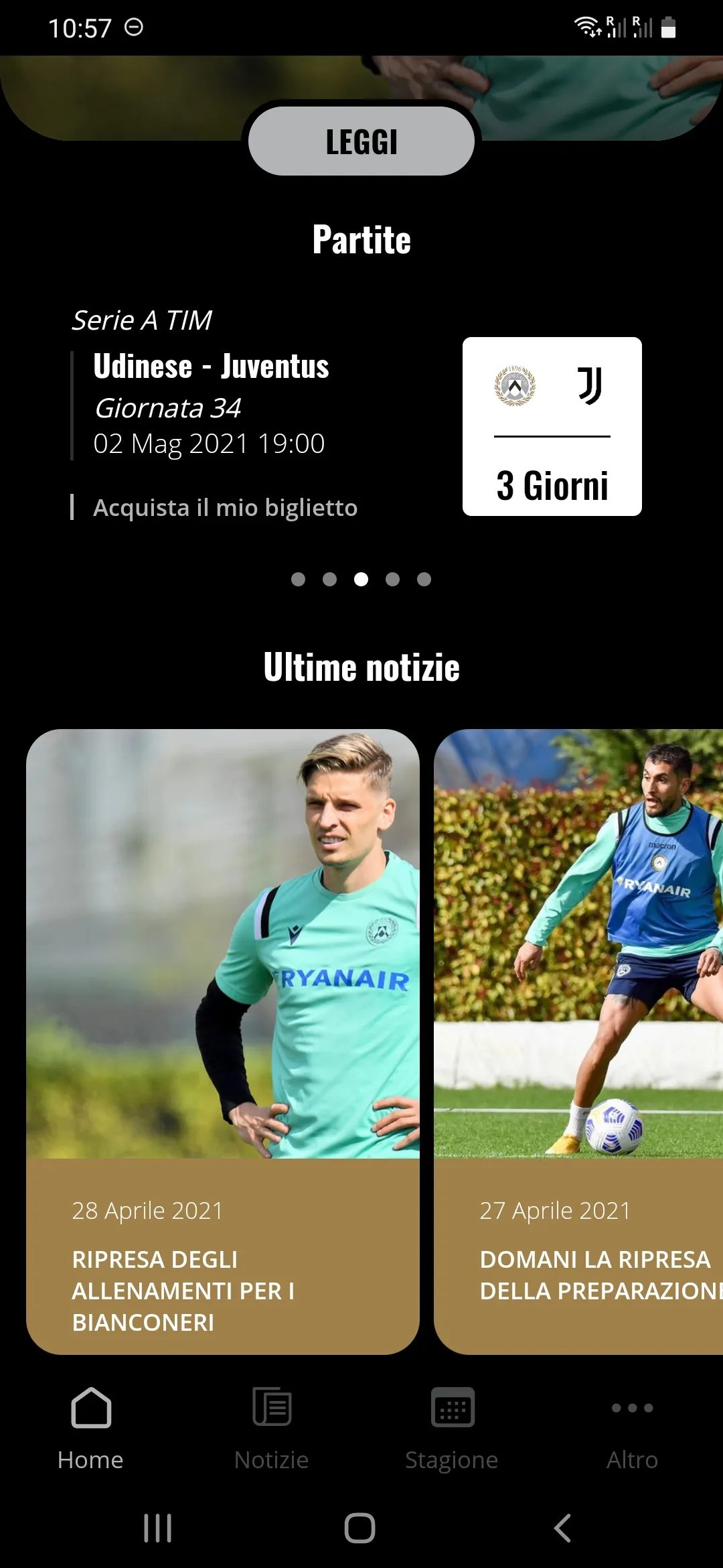 Udinese Calcio App Ufficiale | Indus Appstore | Screenshot