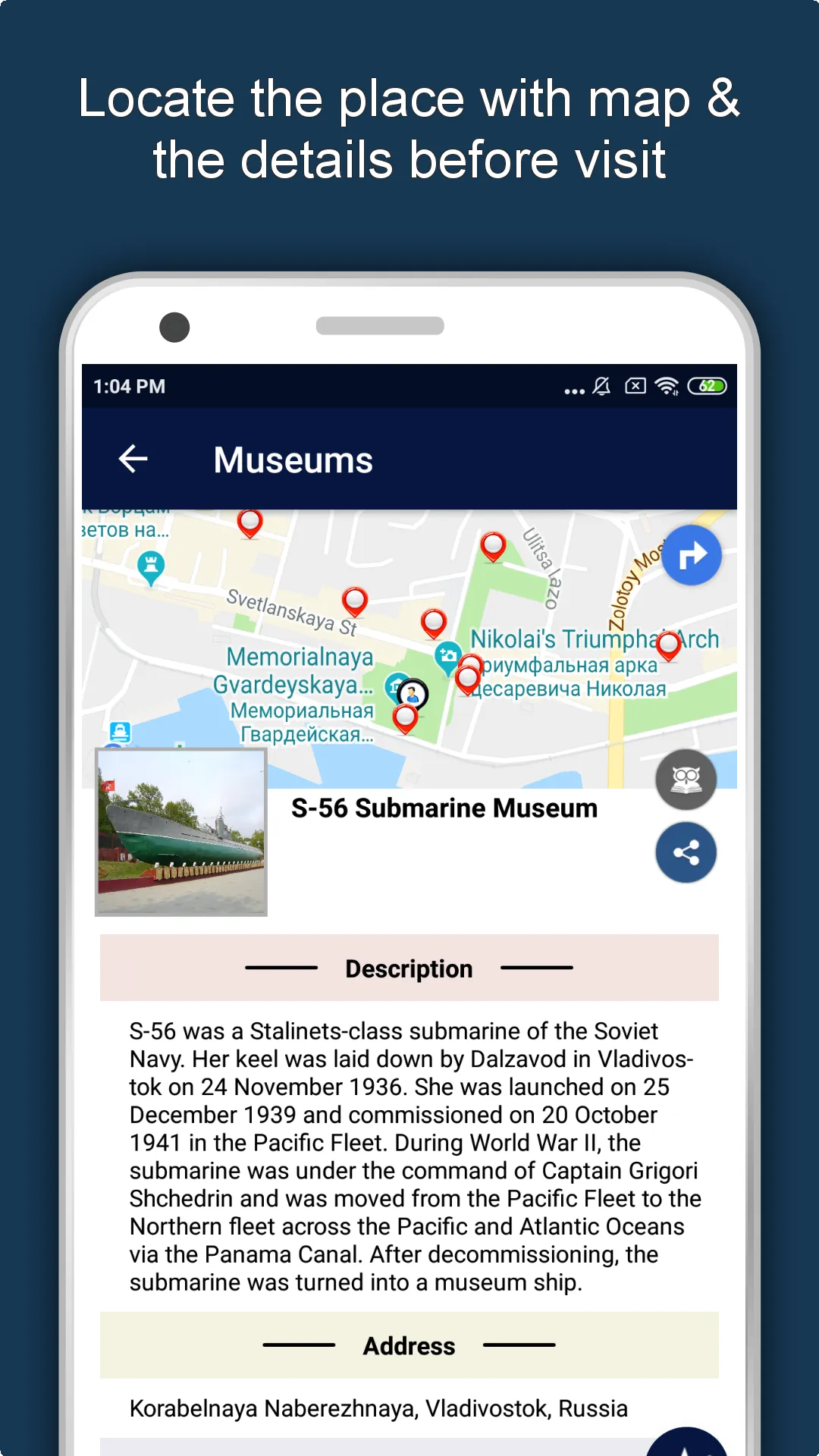 Vladivostok Travel & Explore,  | Indus Appstore | Screenshot