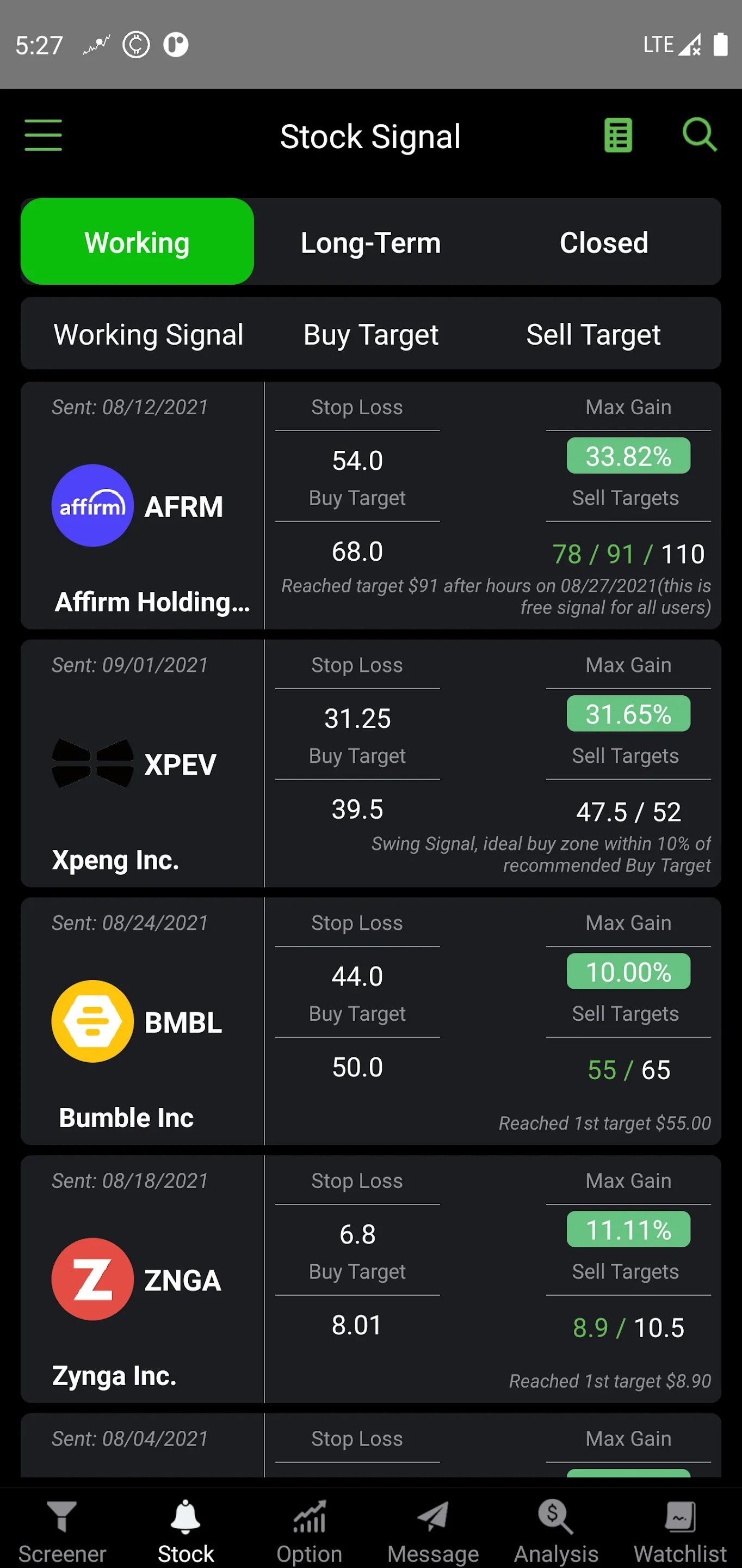 Stock Scanner - Market Mover | Indus Appstore | Screenshot