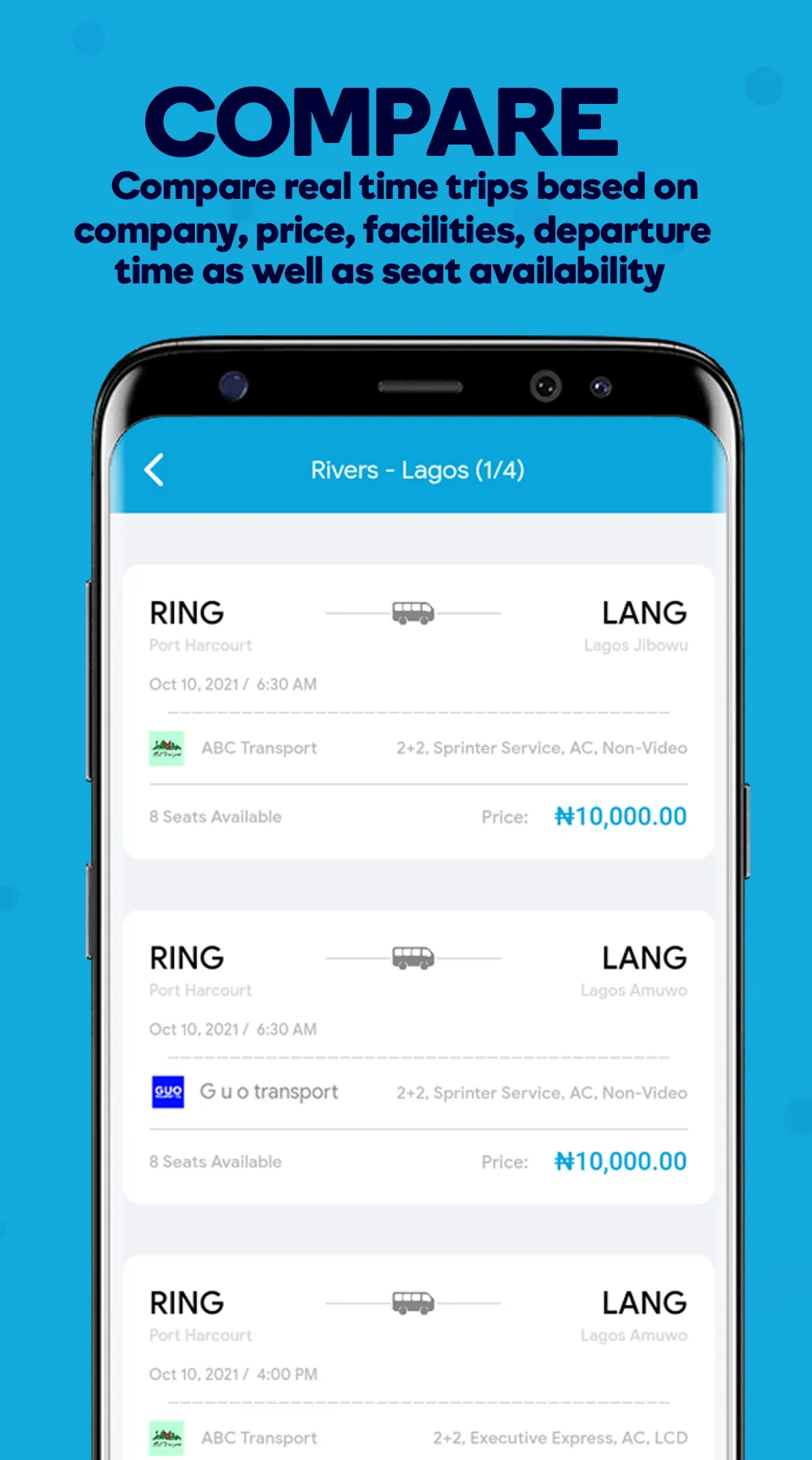 Mytrip.ng - Bus Booking App | Indus Appstore | Screenshot