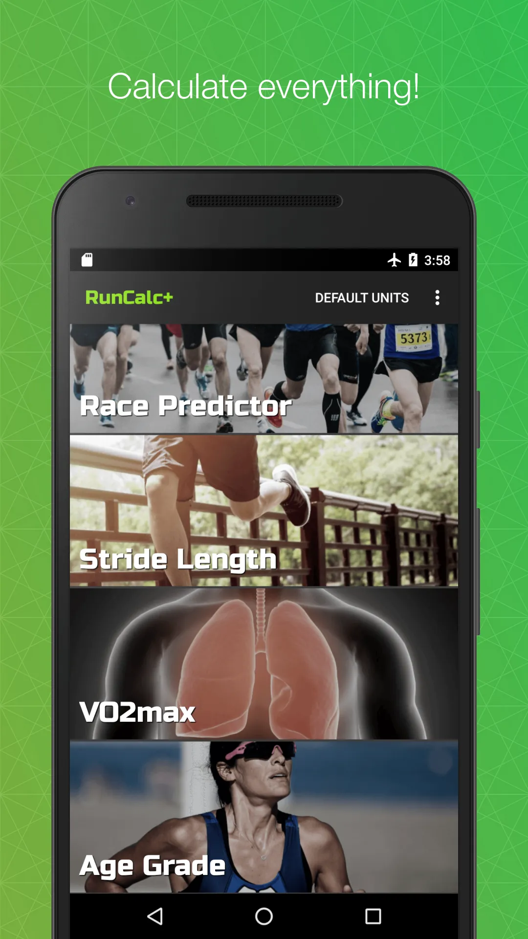 RunCalc+ Running Calculator Pa | Indus Appstore | Screenshot