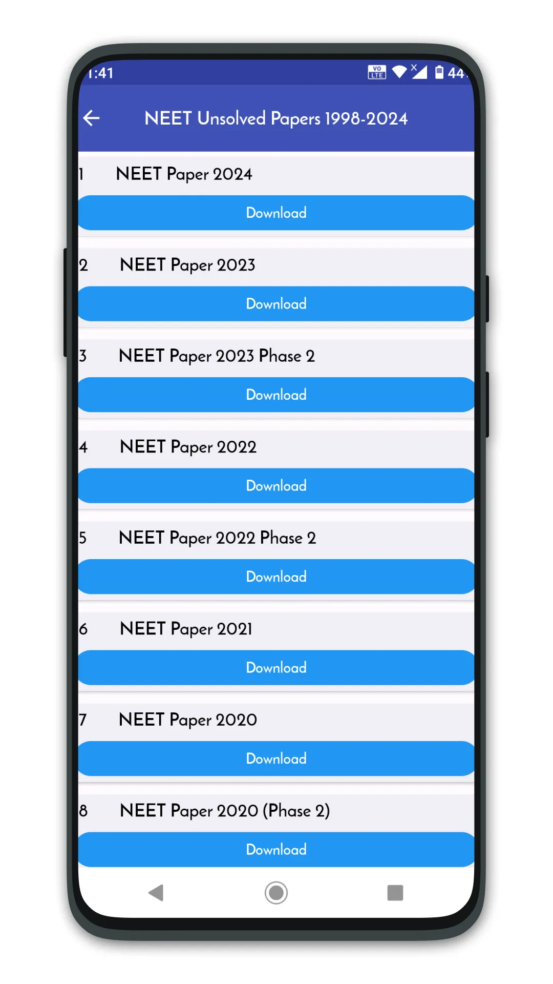 NEET Solved Papers Offline | Indus Appstore | Screenshot