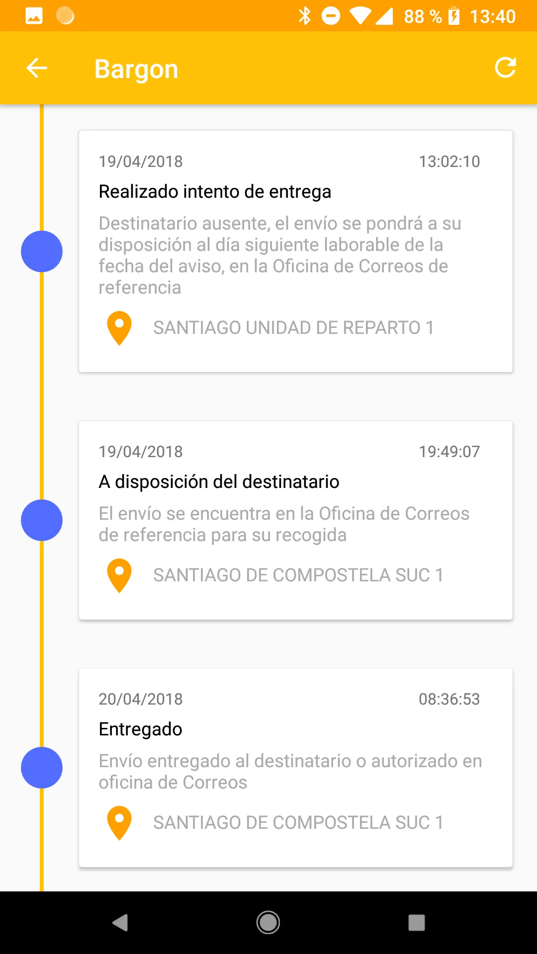 Seguimiento Correos | Indus Appstore | Screenshot