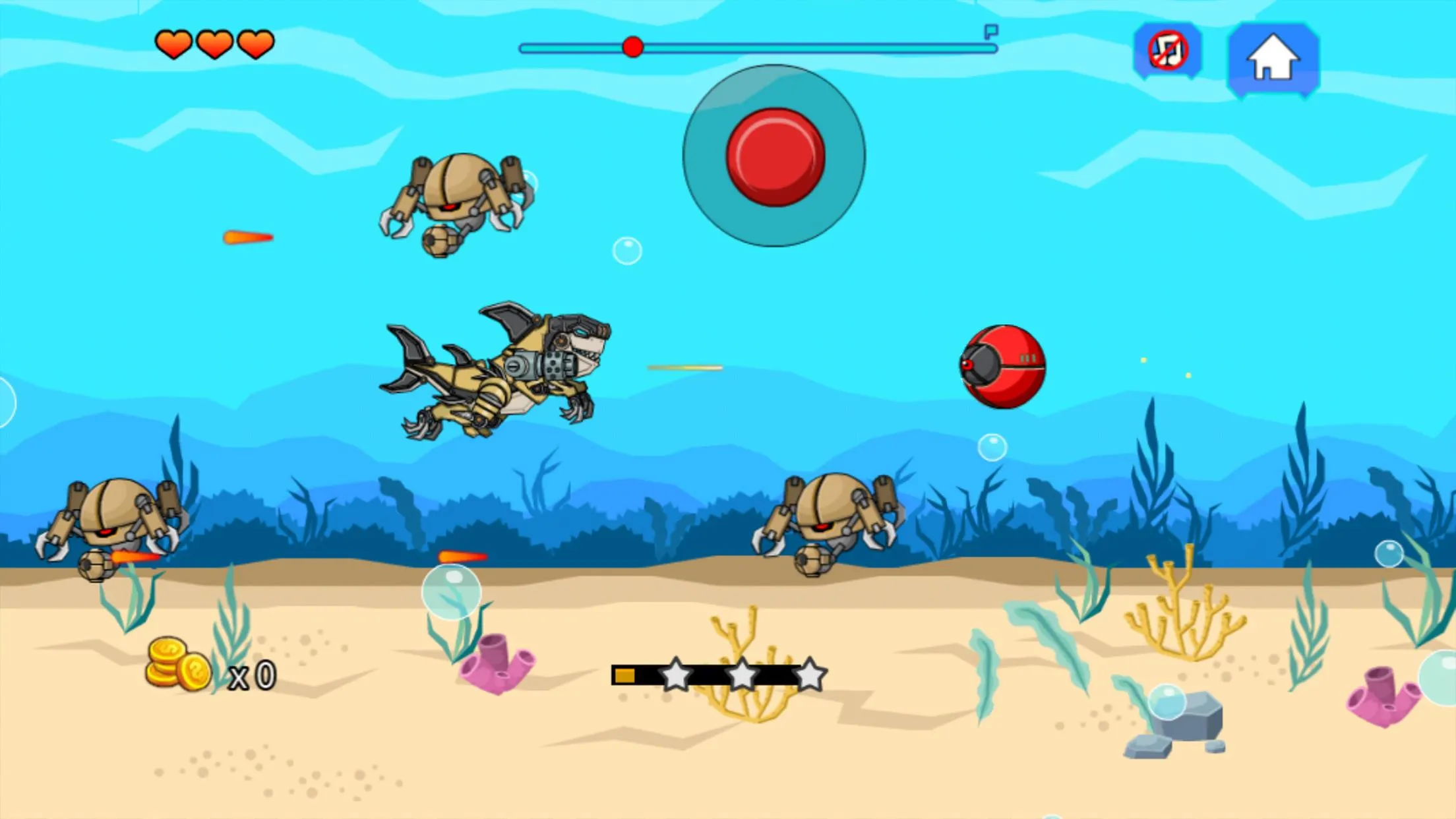 Robot Shark Attack | Indus Appstore | Screenshot