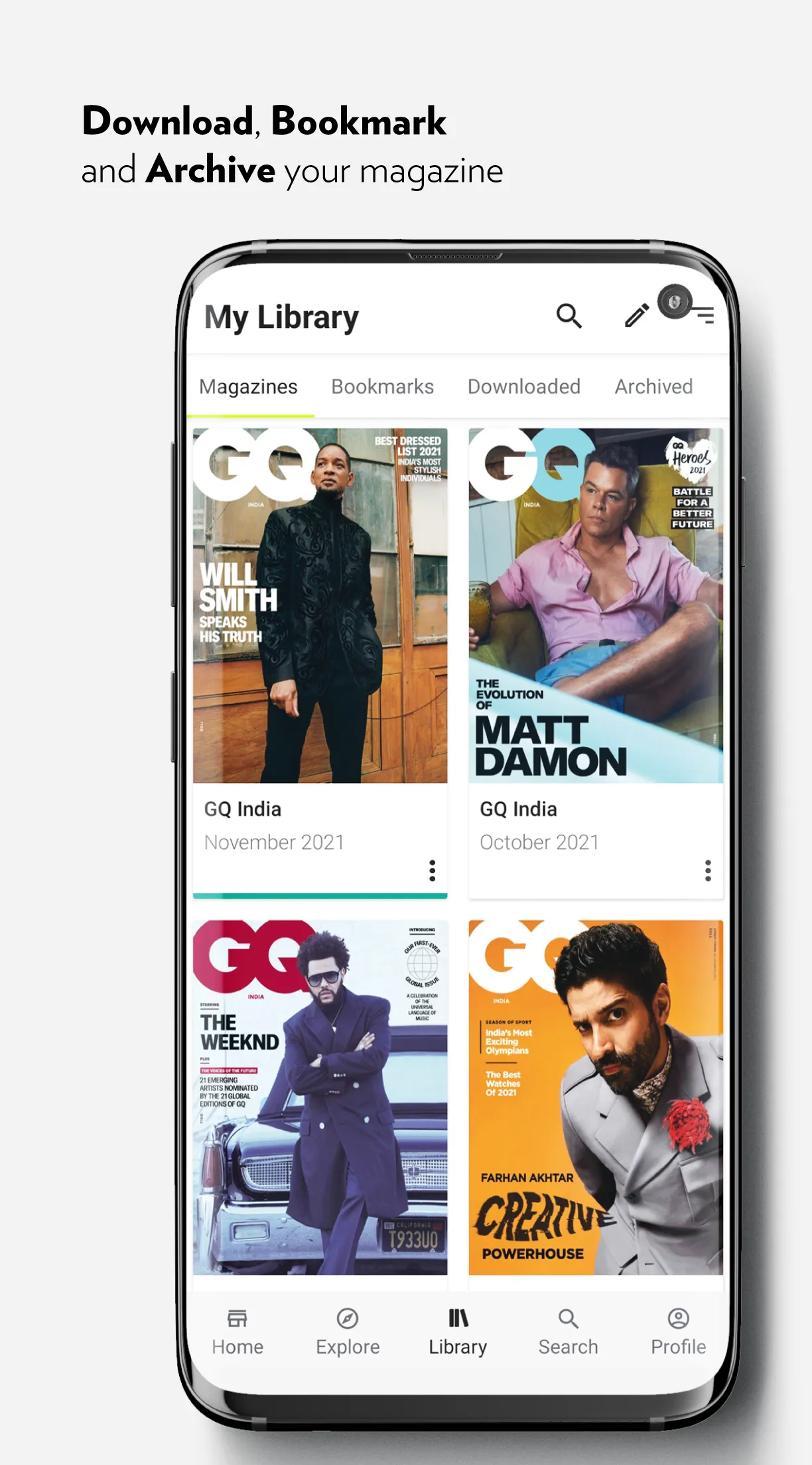 GQ India | Indus Appstore | Screenshot