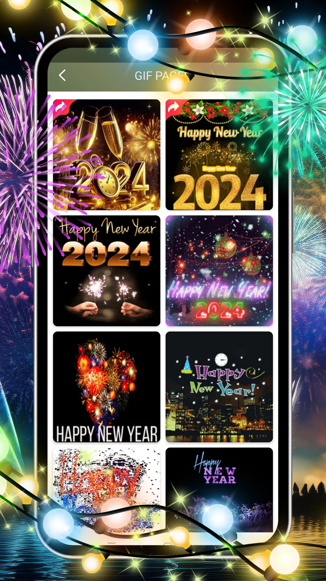 Happy New Year Stickers 2024 | Indus Appstore | Screenshot