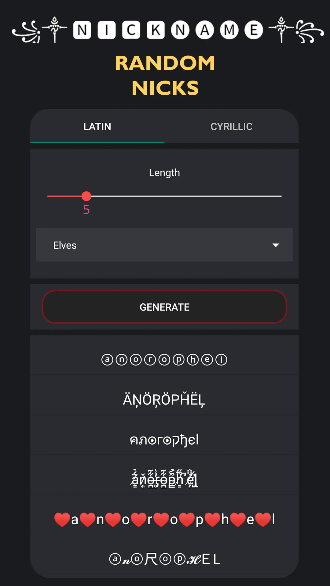 Crosshair & Nickname Generator | Indus Appstore | Screenshot