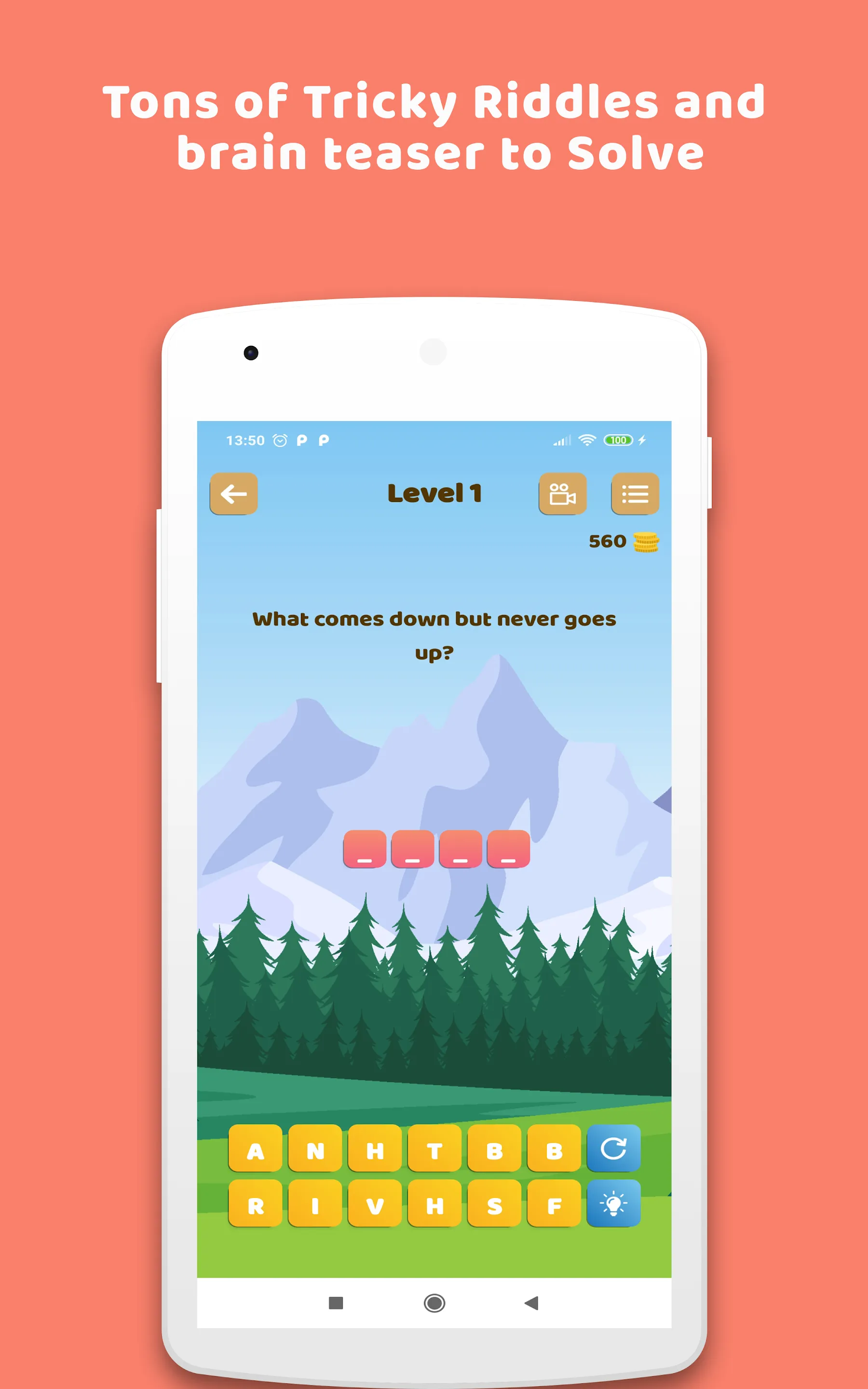 Word Riddles - Fun Puzzle Game | Indus Appstore | Screenshot