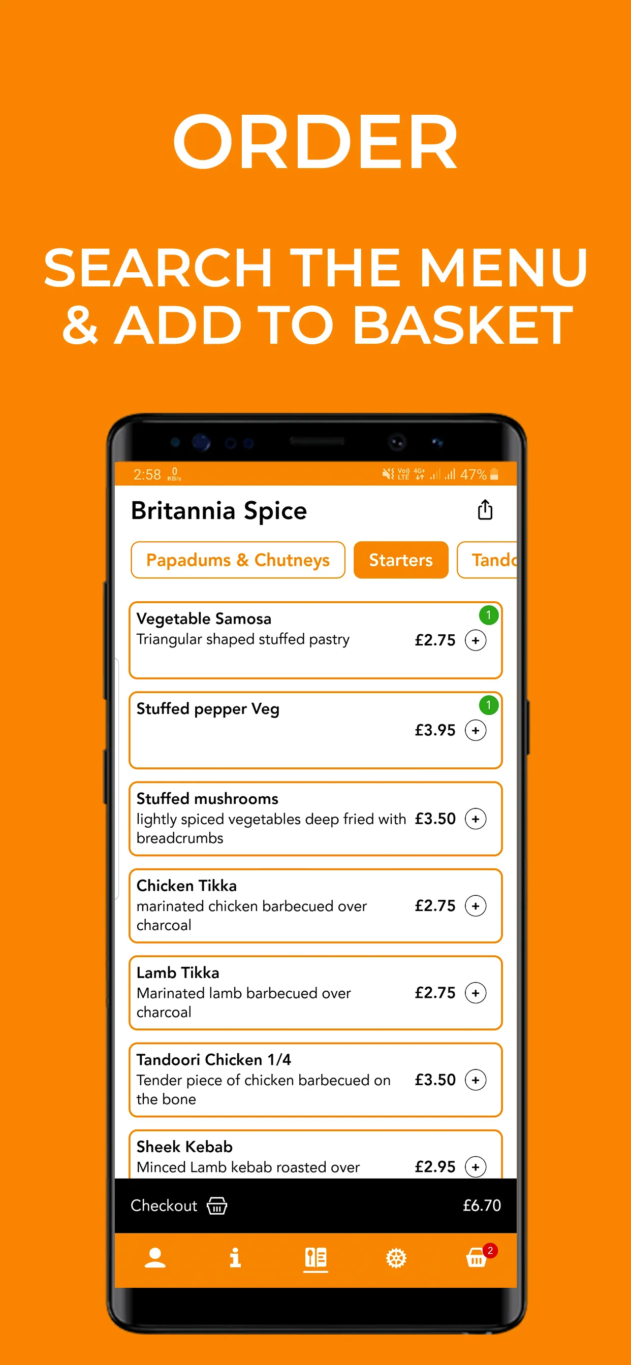 Britannia Spice Parkgate | Indus Appstore | Screenshot