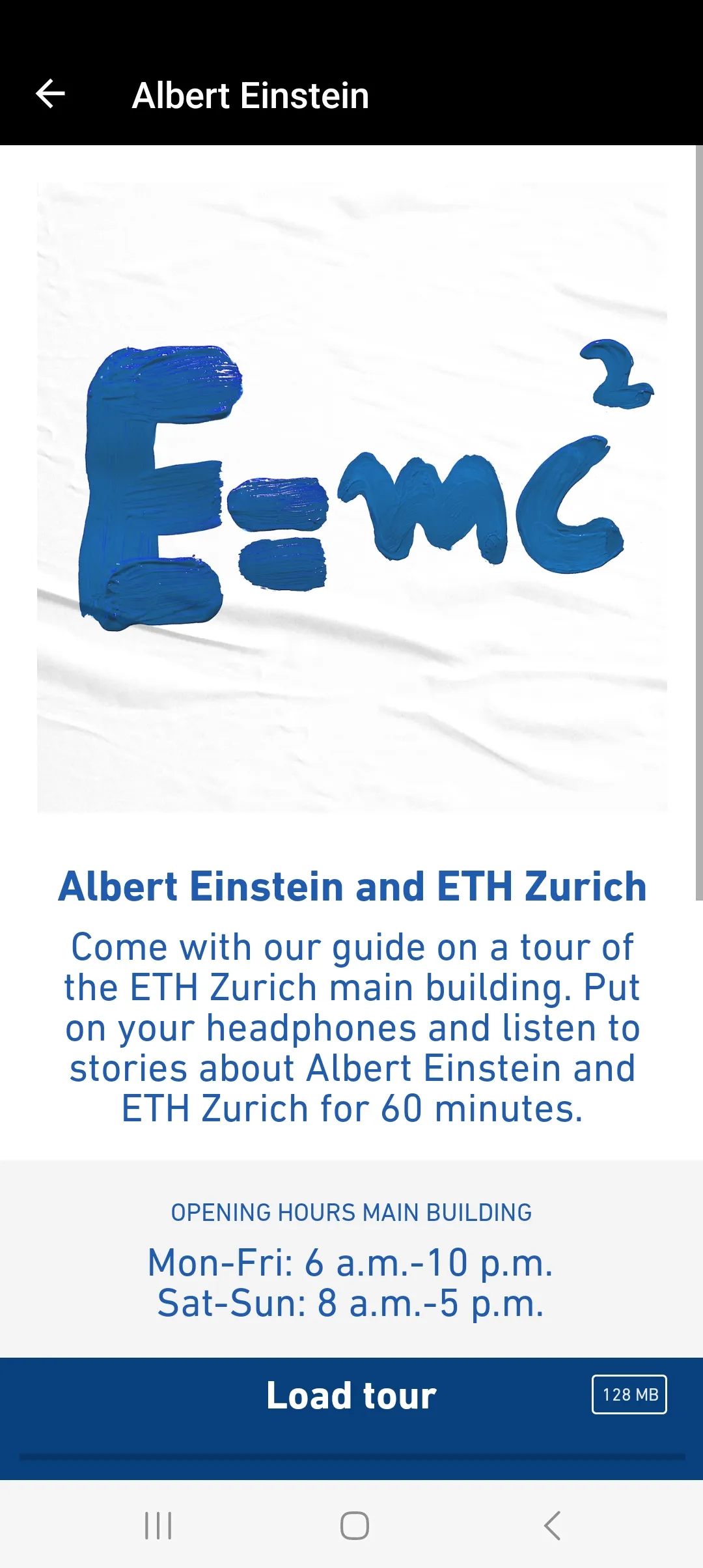 ETH Zurich Tours | Indus Appstore | Screenshot