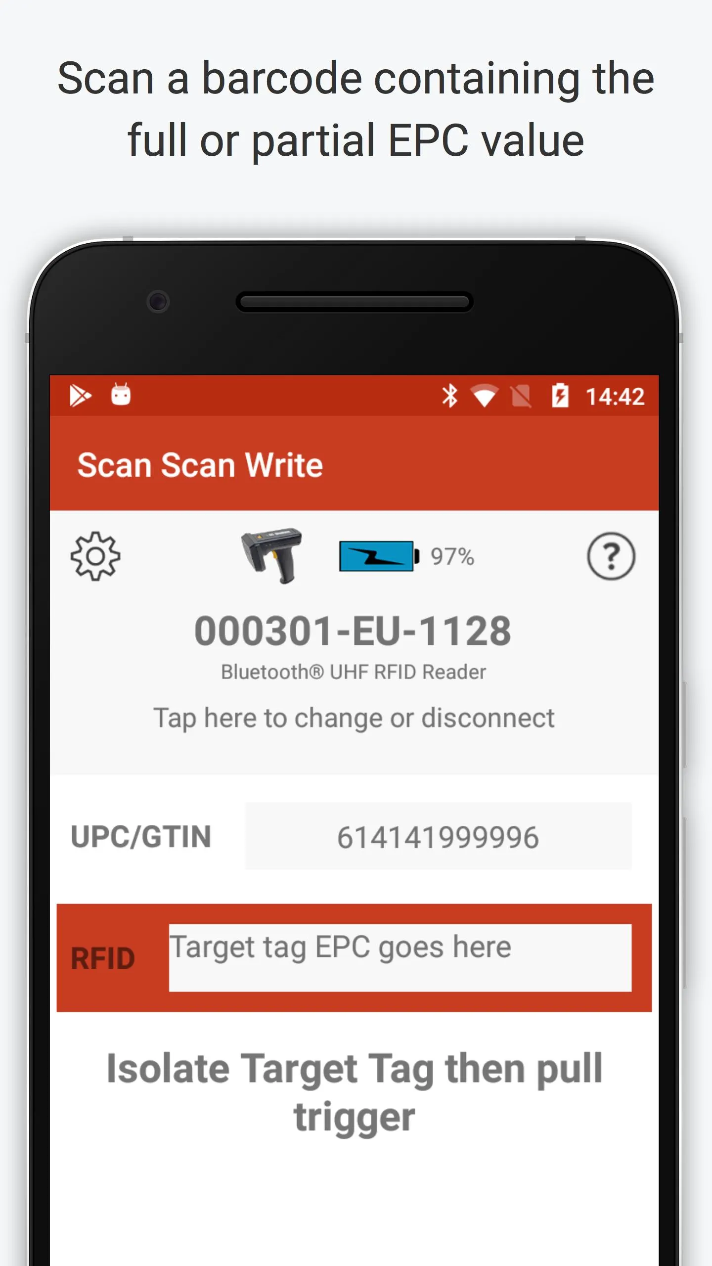 RFID Scan Scan Write | Indus Appstore | Screenshot