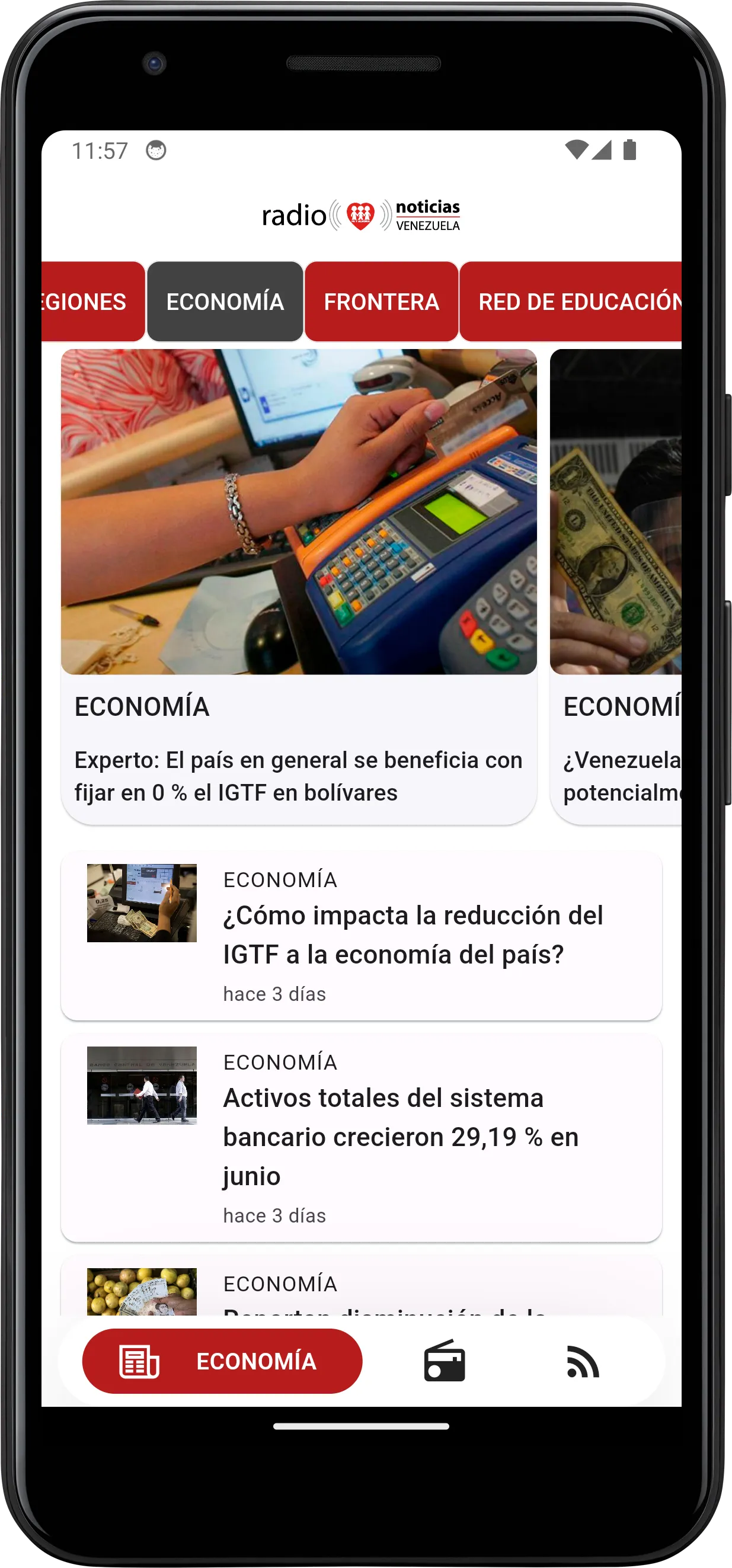 Fe y Alegri­a Noticias | Indus Appstore | Screenshot