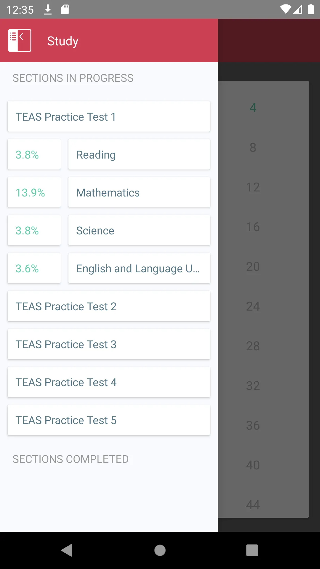 5 TEAS Nursing School Entrance | Indus Appstore | Screenshot