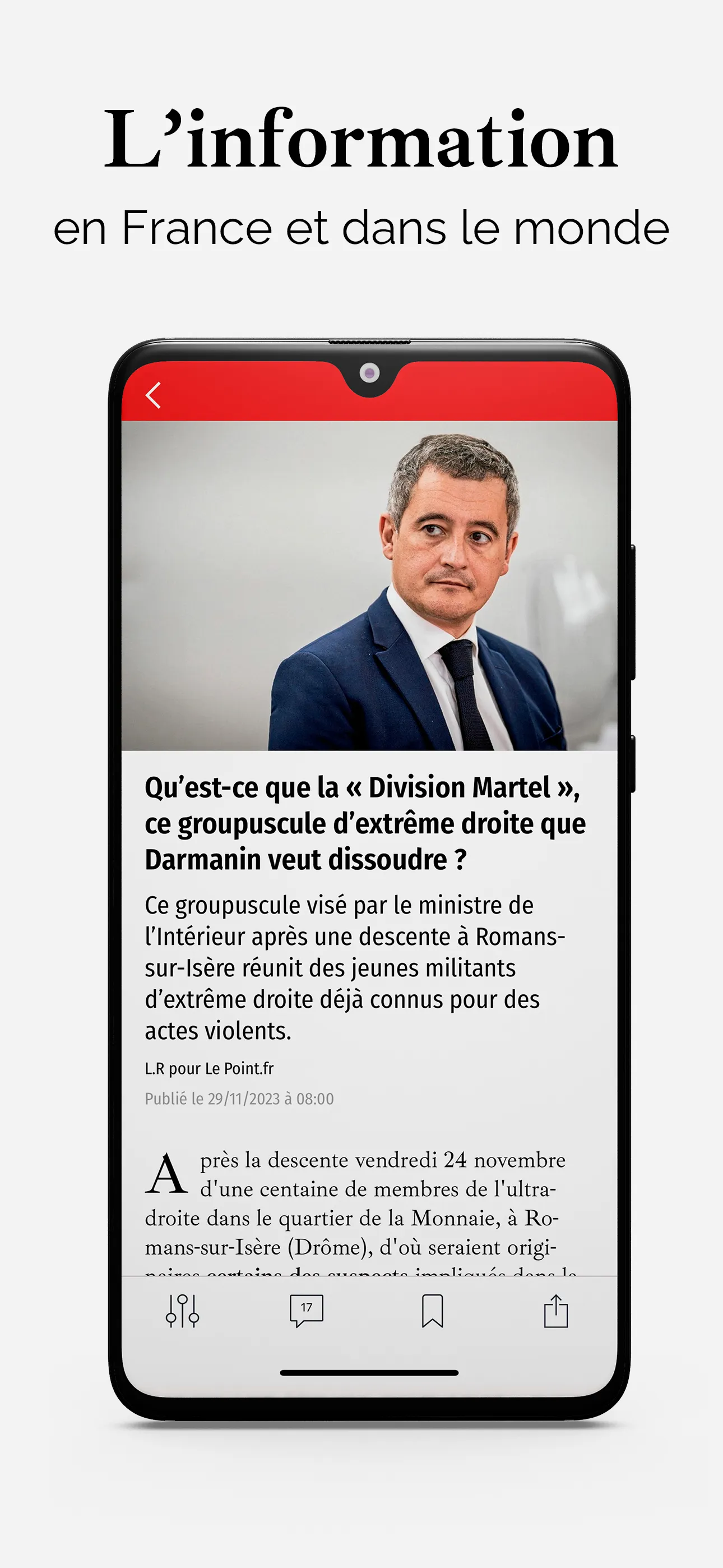 Le Point | Actualités & Info | Indus Appstore | Screenshot