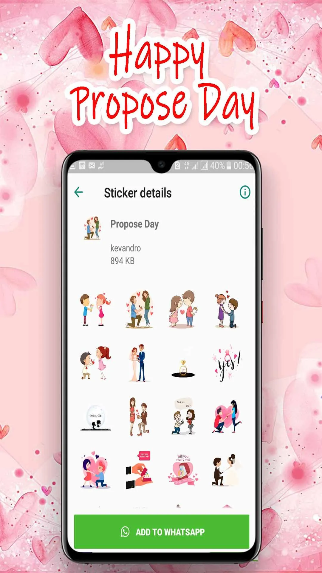 Valentine's Day Stickers 2024 | Indus Appstore | Screenshot