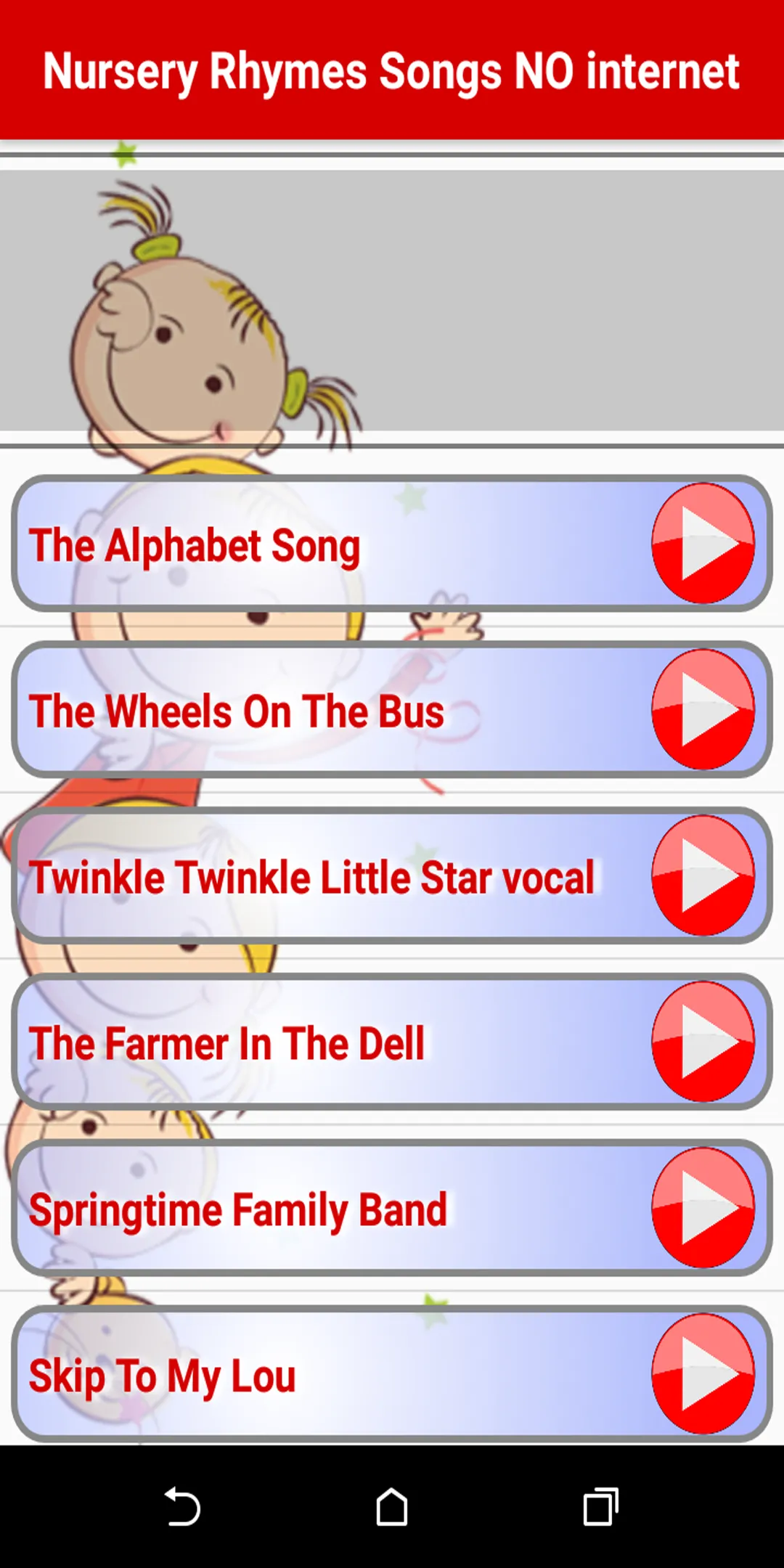 Nursery Rhymes Song NoInternet | Indus Appstore | Screenshot