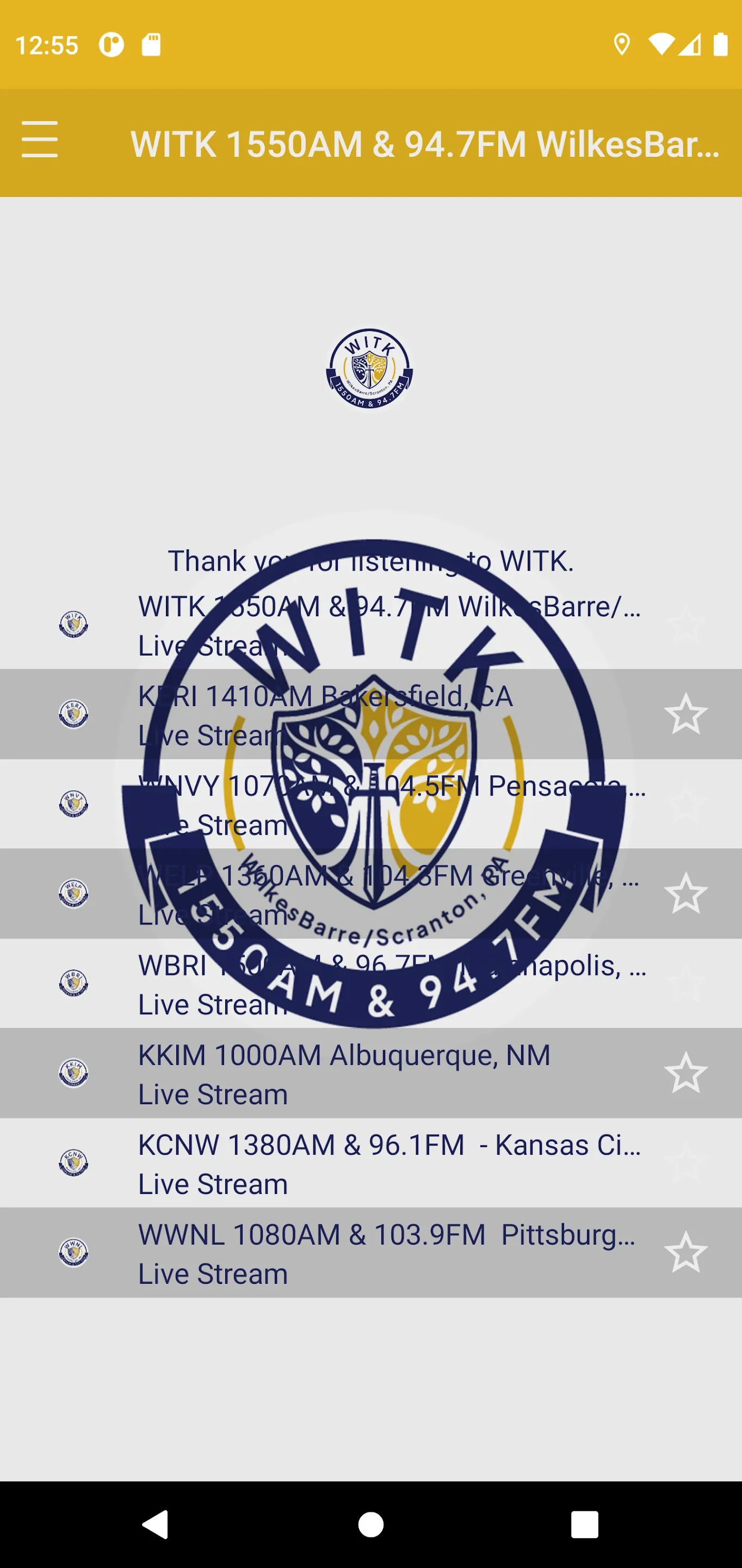 WITK AM1550 & FM94.7 | Indus Appstore | Screenshot