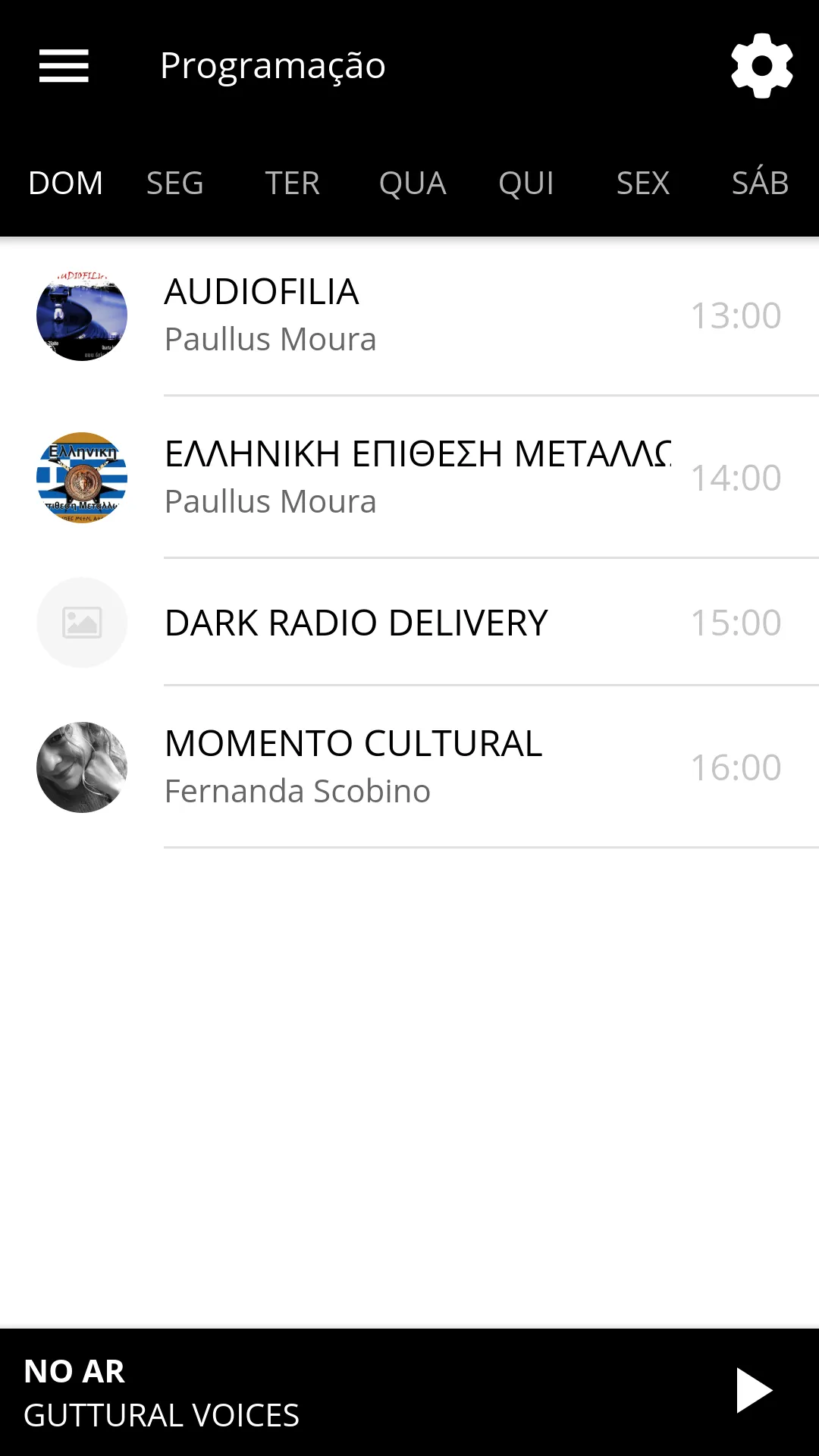 Dark Radio Brasil | Indus Appstore | Screenshot