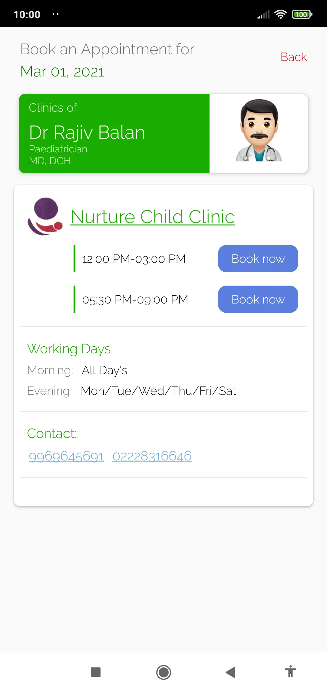 Nurture Child Clinic & Propel | Indus Appstore | Screenshot