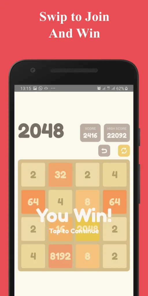 Number Puzzle: 2048 | Indus Appstore | Screenshot