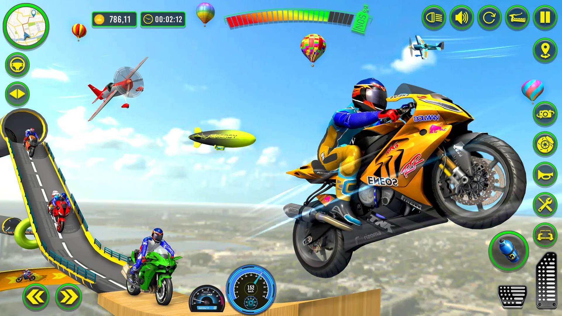 Mega Ramp Stunts Bike Games 3d | Indus Appstore | Screenshot