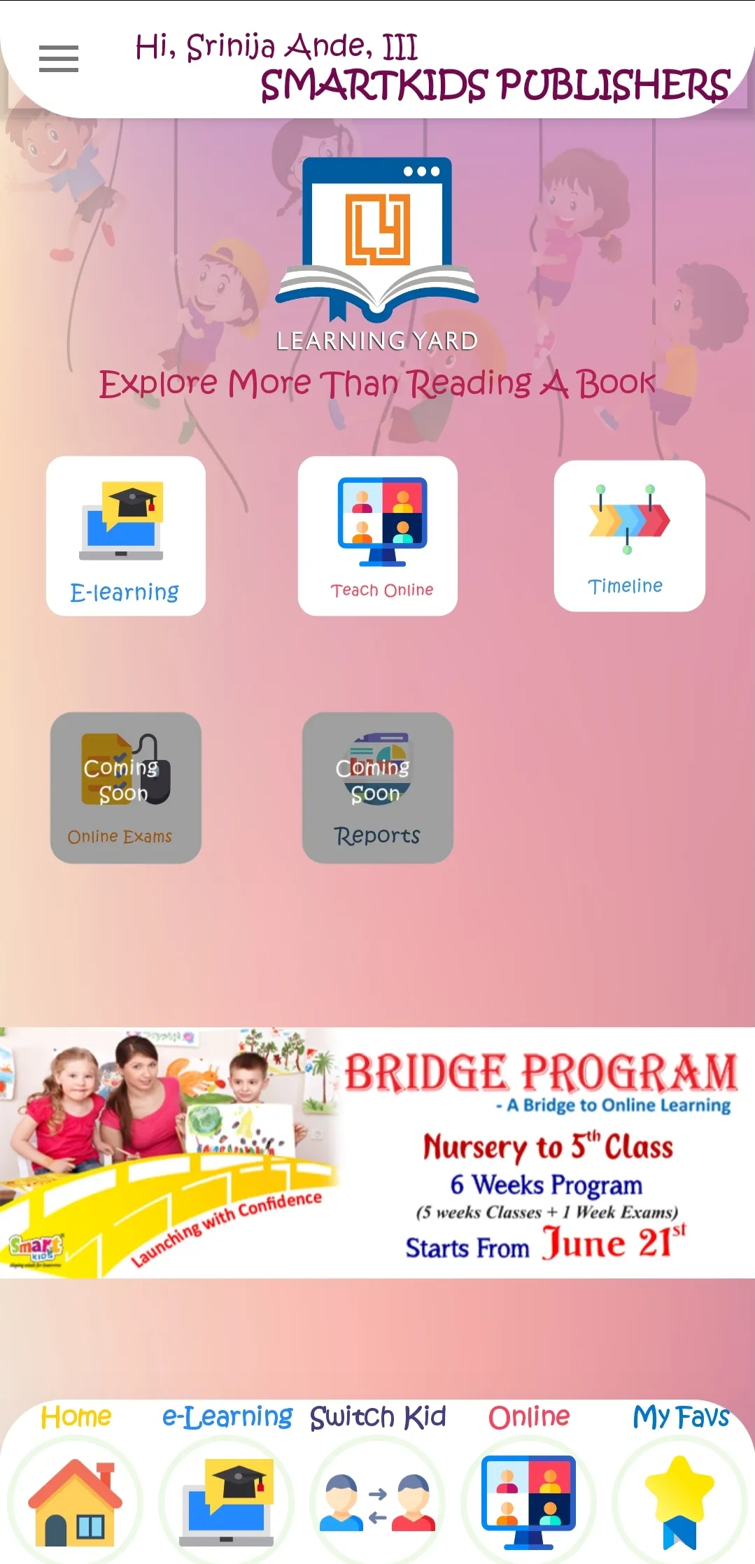 "SmartKids" Learning Yard | Indus Appstore | Screenshot