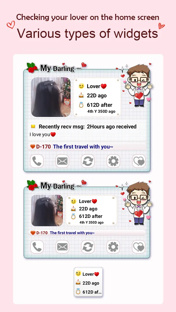 MyDarling - Couple D-day | Indus Appstore | Screenshot